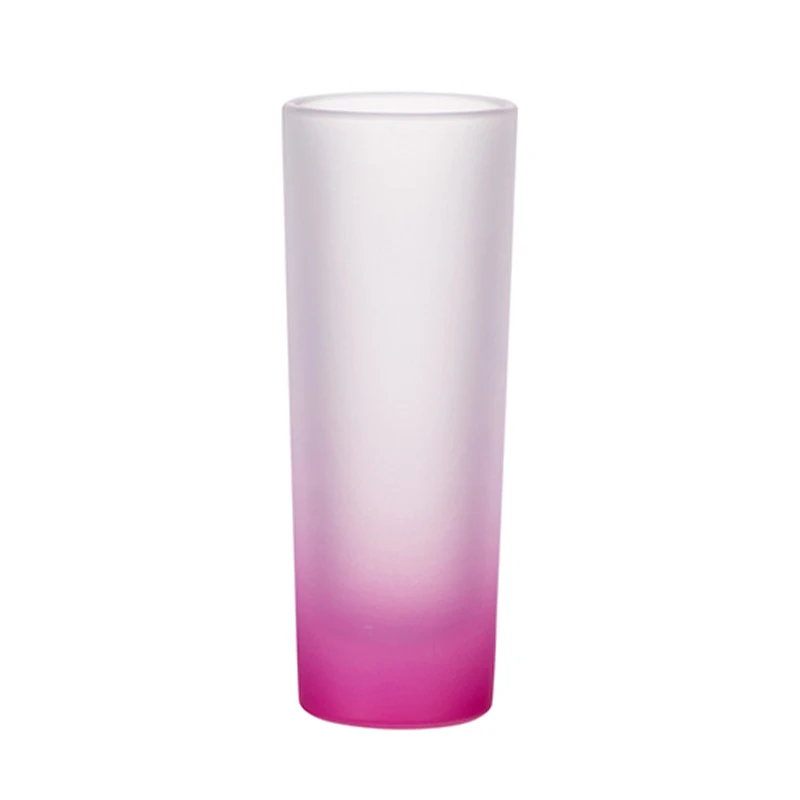 Sublimation Frosted Base Shot Glasses 3 Oz Tall Glass For Whiskey Tequila Vodka Shot Glasses Gift