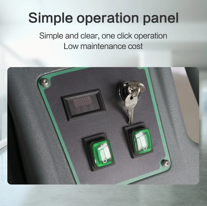 High Efficiency Automatic Commercial Electric Manual Industrial Floor Scrubber