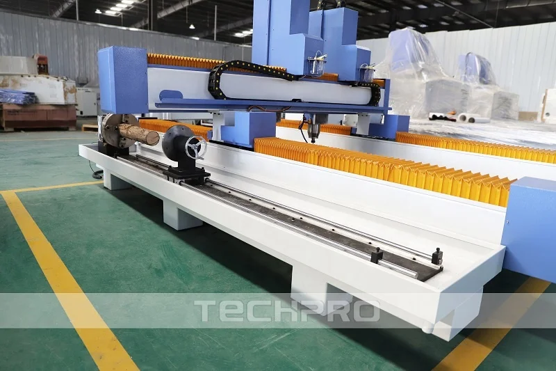 4 Axis CNC Stone Marble Granite Carving Machine with Double Heads Stone Engraving Machine Router Stone Engraving Machine