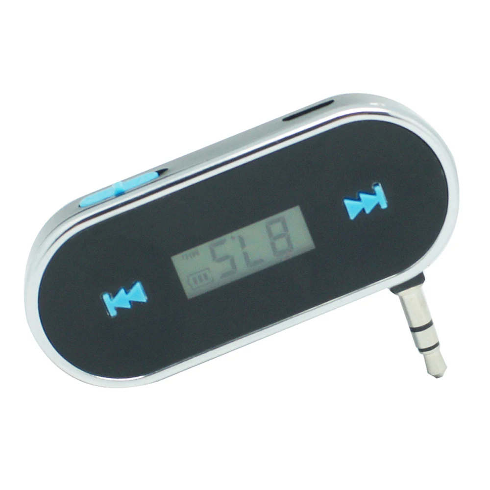 GXYKIT F2 Portable 3.5mm Aux Micro USB Car FM Transmitter for Mobile Phone