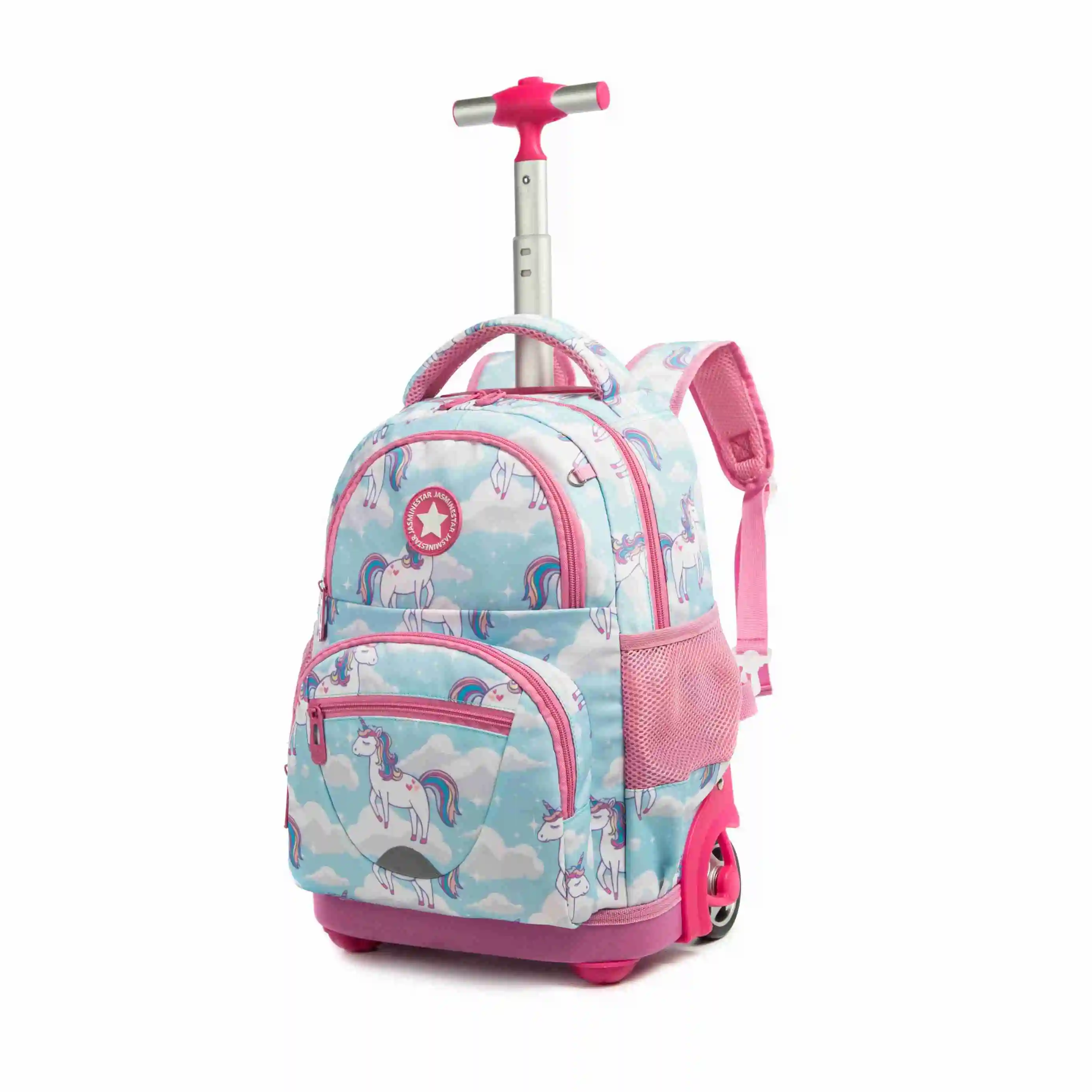 Custom Logo Wheels Travel Style Trolley Bag Carry On Luggage School Trolley For School Bag