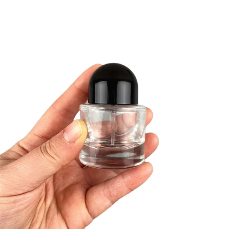 30ML Empty Glass Perfume Bottle Clear Women Mist Sprayer Cosmetic Container Refillable Atomizer Perfume Fragrance Bottle