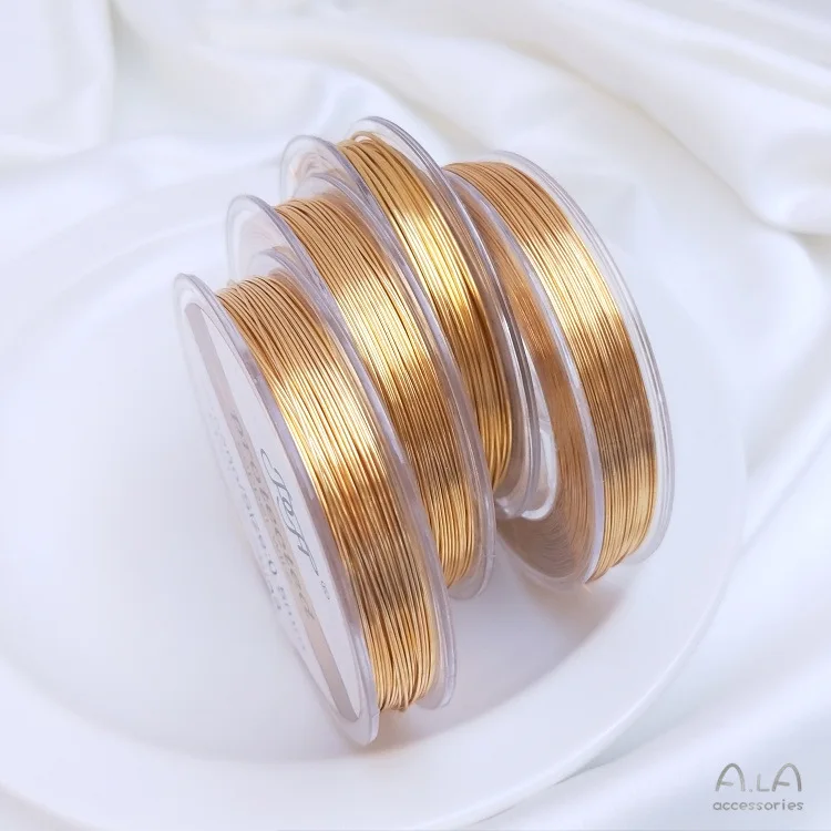 Jewelry Wire Components Wholesale 0.4mm/0.5mm/0.6mm/0.8mm/1.0mm DIY Soft Copper Wire for Jewellery Making