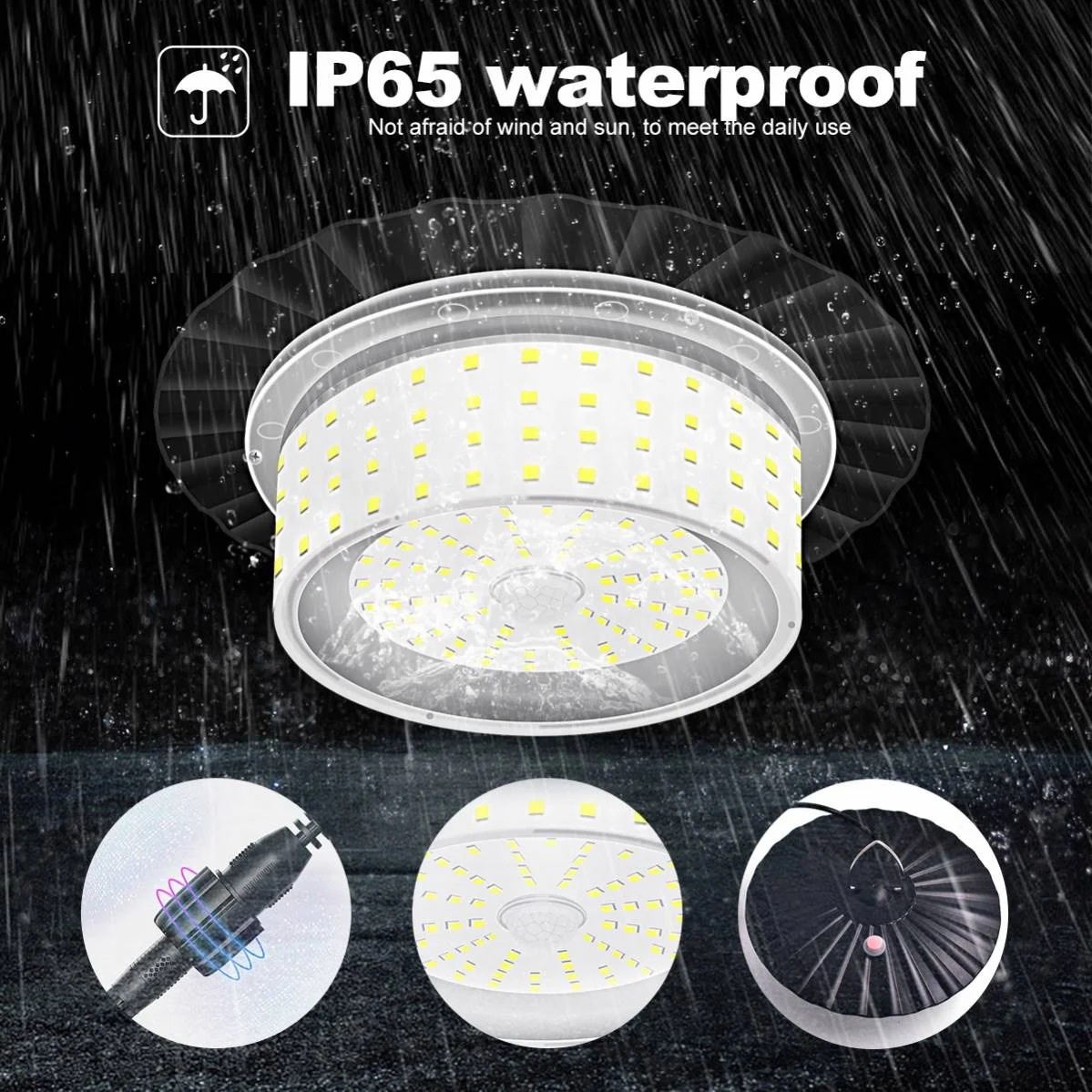 Shingel Solar Shed Barn Light  244 Led Solar Pendant Light 5 Modes Solar Motion Sensor Light With Remote Ip65 Waterproof