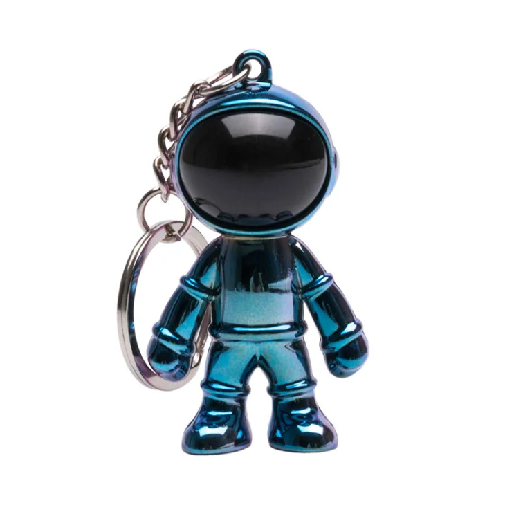 hot selling Free shipping  Stereo astronaut space robot key ring waist hanging key ring chain pendant accessories