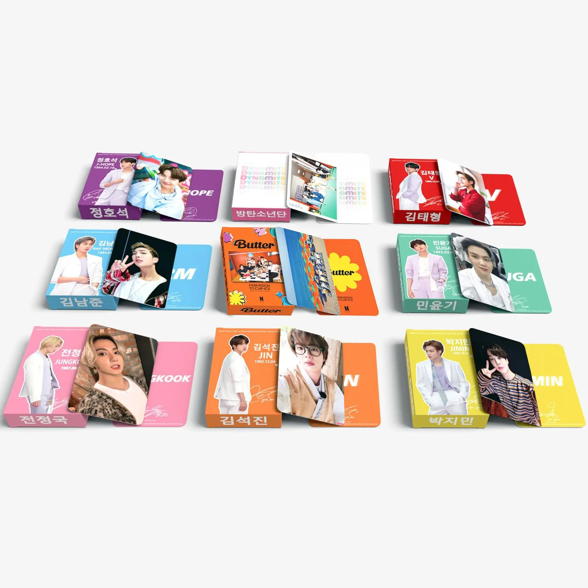 Оптовая продажа Kpop Idol Group Merch 55 шт./коробка Bangtan Boys V журнал Octorber Фотокарточка Lomo Card