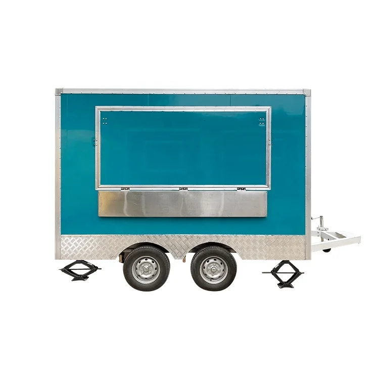 Factory Price Mobile Food Trailer Street Used Food Truck Hot Dog Cart Shawarma Trailer For Sale