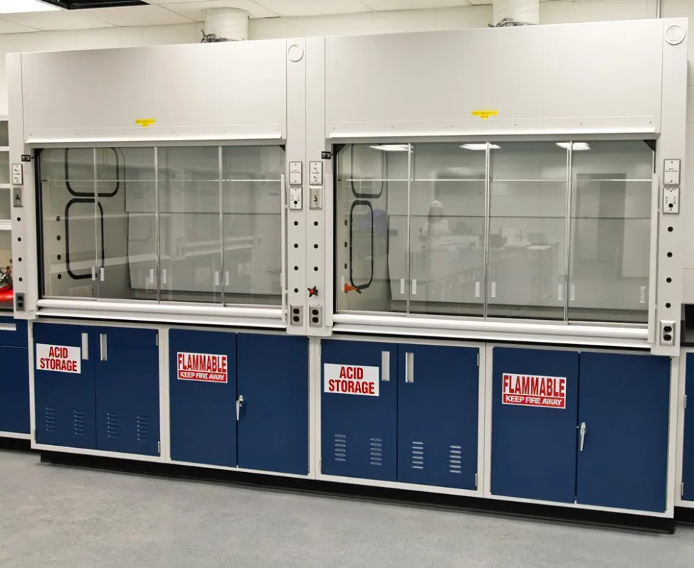 LAB050 Laboratory Benches and Cabinets with Chemical Resistance Counter Top Laboratory Furniture