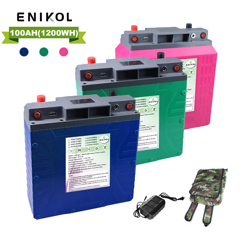 High Quality 12v Batteries Lithium 20ah 30ah Ternary Lithium 12v 100ah Battery for Solar