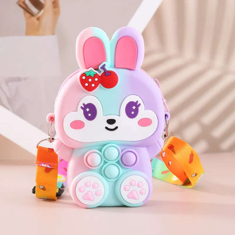 Cute Small Round Bag Single Messenger Boy Bag Kawaii Coin Purse Mini Kids Fashionable Latest Design Girls Handbags