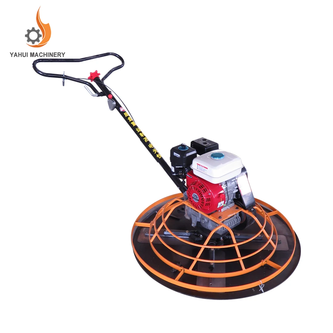Construction Tool Walk Behind Troweling Machine,  Mini Concrete Finishing gasoline Power Trowel
