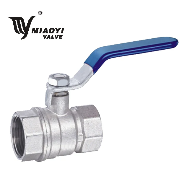 Miaoyi  Factory Household thickened steel handle 1/4 inch to 2 inch Brass Ball Valve