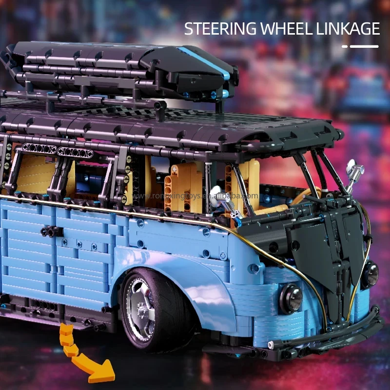 TGL T5022A 1:8 городской автобус модель автомобиля настольные украшения детские развивающие игрушки подарки 3299 шт. наборы строительных блоков