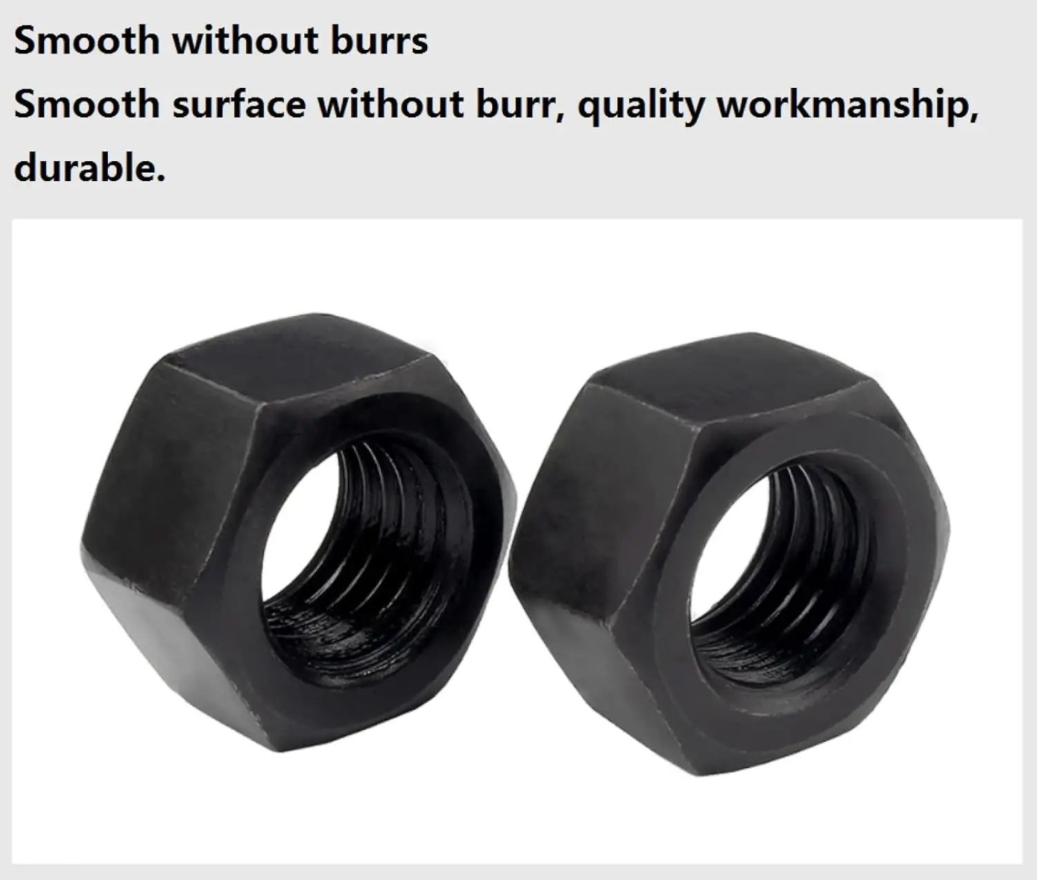 Hot Sale Factory Stainless Steel Hexagon Nuts M3 M4 M5 M6 M8 M10 M12 M16 Carbon Steel Hex Nut ANSI & Metric Certified