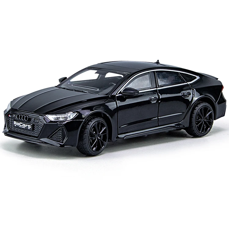 Hot selling 1/24 Audi Rs7 pull back vehicle die-cast model car Simulation car for children gift