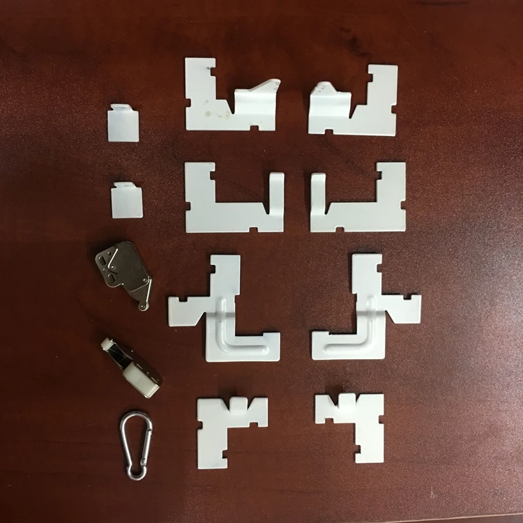 Push to unlock latch powder coating corner angle corner bracket