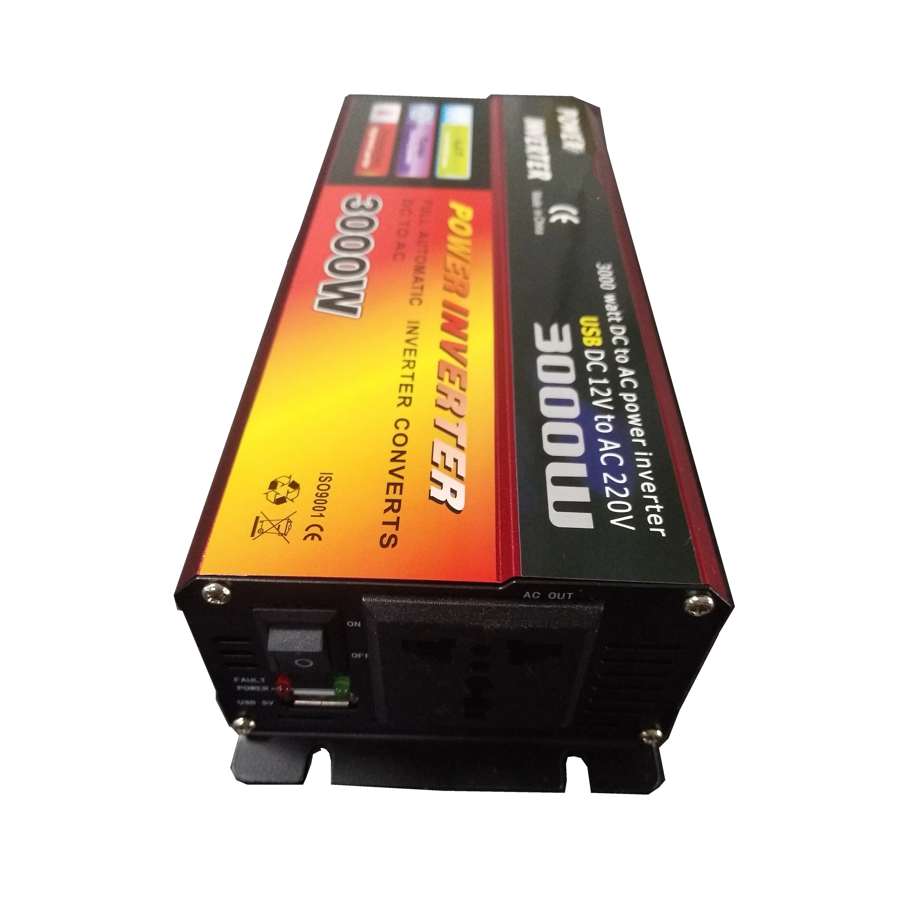 Hot Selling 3000W 12V 24V 110V 230V DC/AC Off-Grid Solar Power Inverter Modified Sine Wave Converter & Inverter