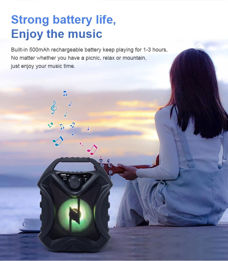 Home Theater Led Laptop USB Port Wholesale Factory Price Microphone Portable Smart Rechargeable Online Shop Hot Sale Speaker