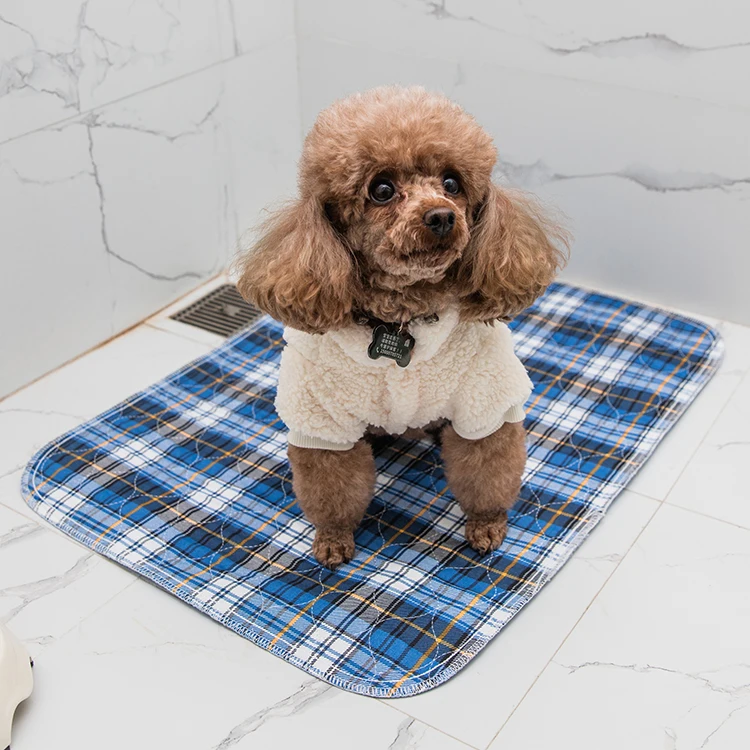 washable Large size 4 layers TPM film reusable dog potty training pee pad pet for wholesales