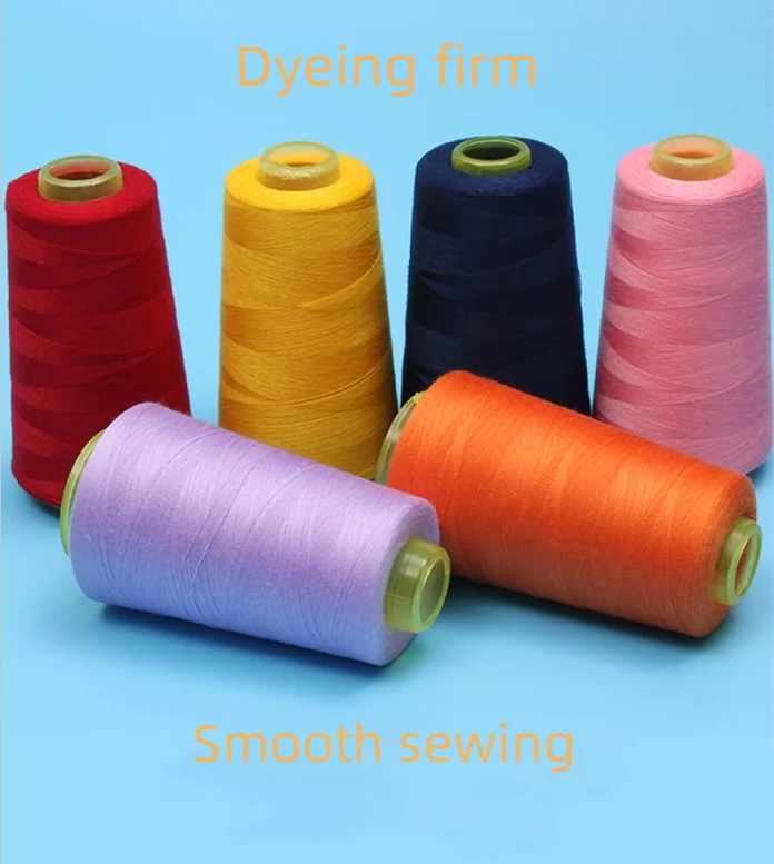 100% Polyester 402 500g embroidery machine embroidery sewing thread