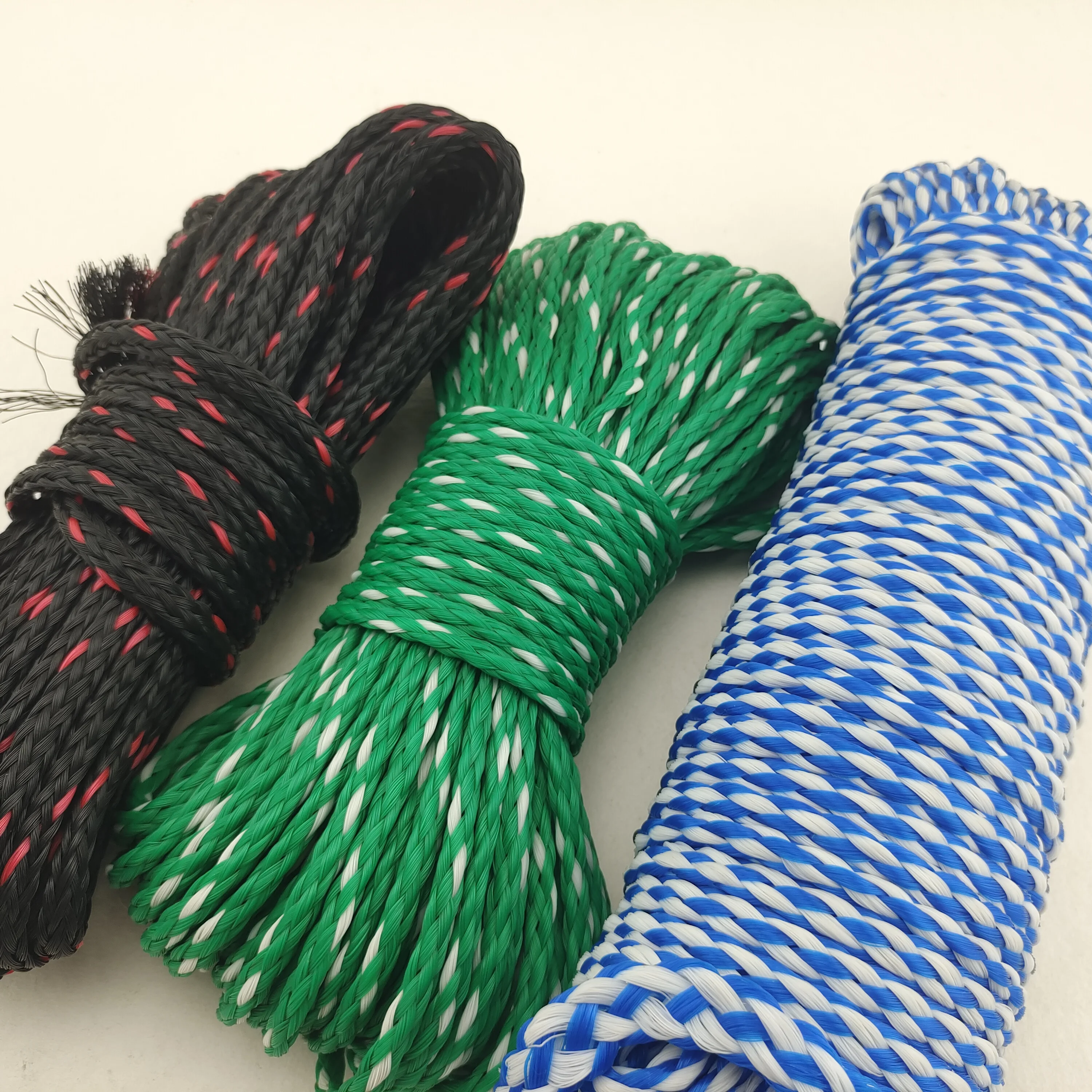 High Strength 6mm/8mm/10mm PE/PP Hollow Braided Rope polypropylene SKI Rope