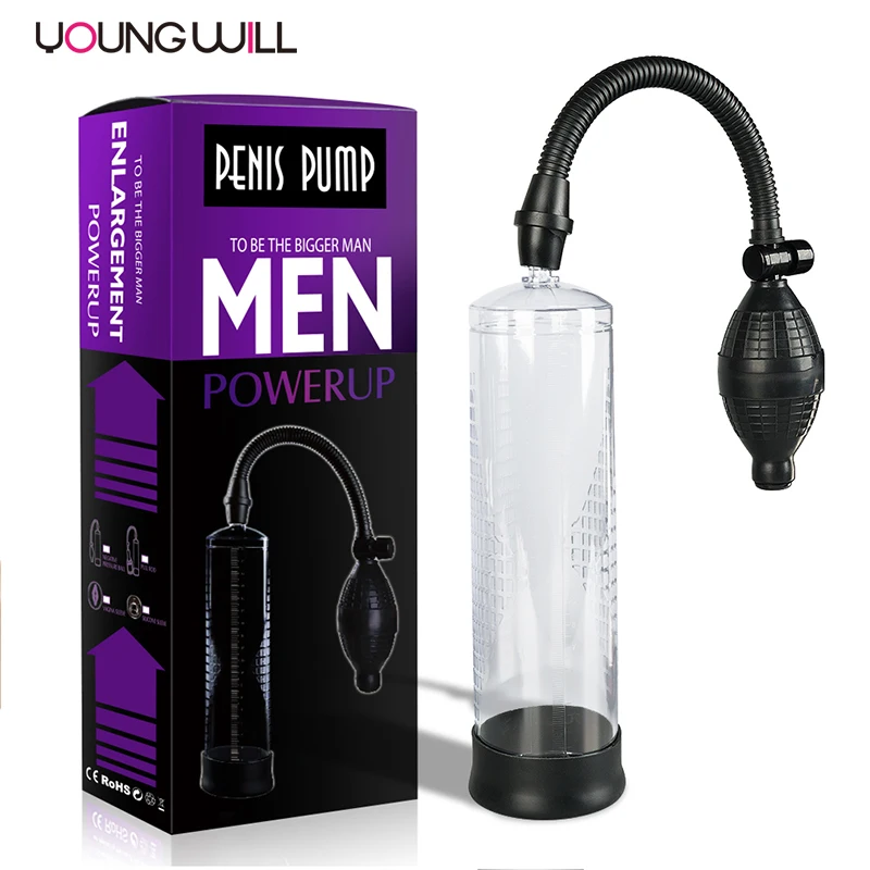 Male Sex penis enlargement Enlarger Enlargement Penile Erection Sleeve Male Masturbator  Sex Toy  for man Penis Pump