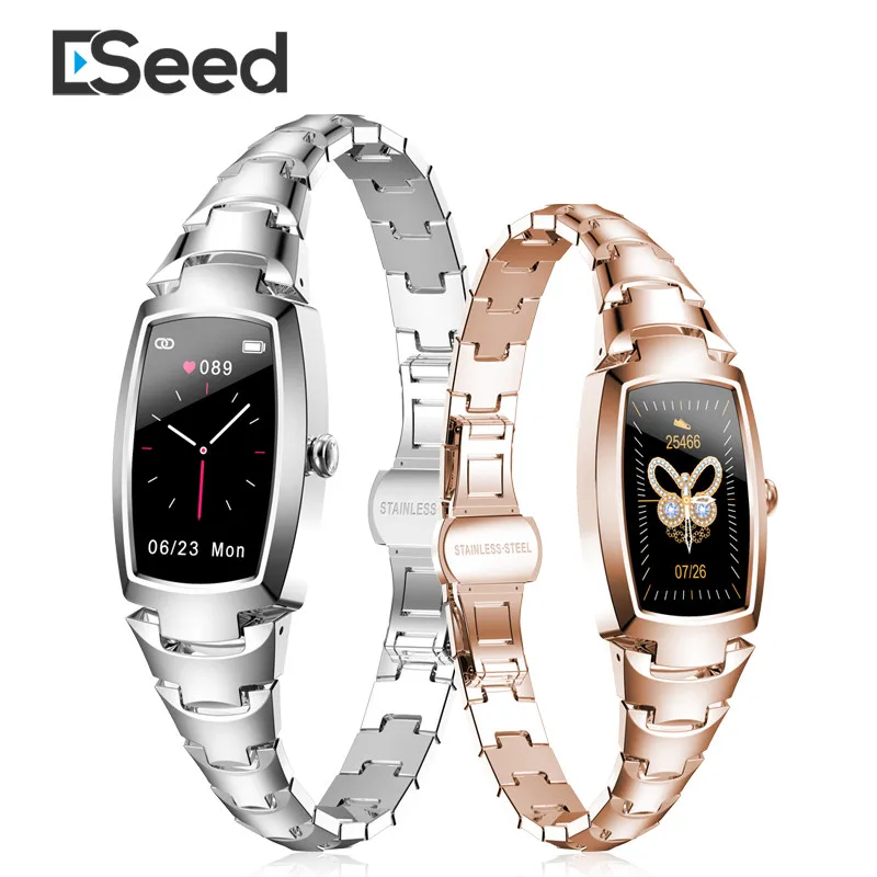 Eseed H8 pro Смарт-часы женские модные милые женские часы пульсометр кровяное давление напоминание о звонке BT для IOS Android