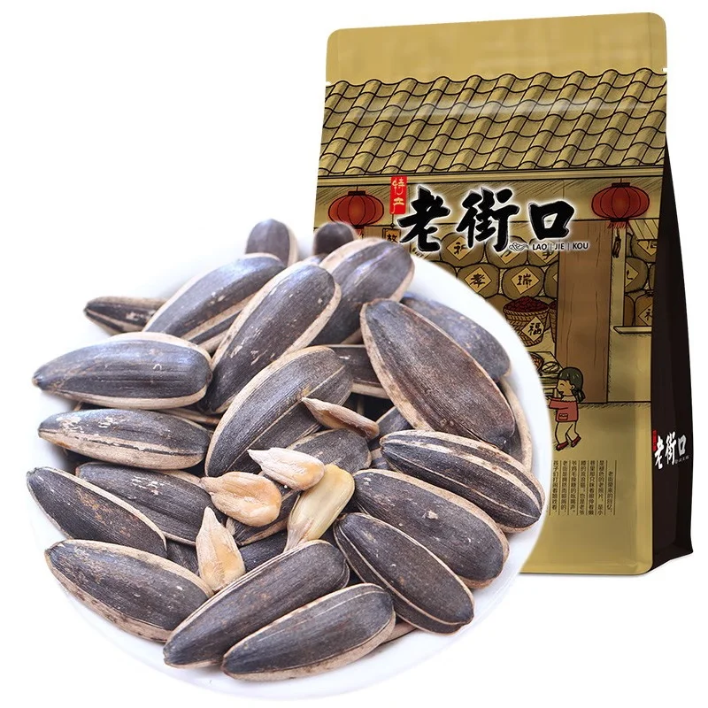 Оптовая продажа экзотические закуски семена подсолнечника дыни известный китайский бренд Laojiekou 500 г