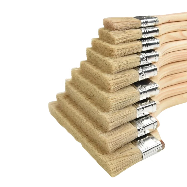 Good Quality High End Bristle/Wood Material Brush Type Paint Brush Sets Brushes Painting For Paint Application