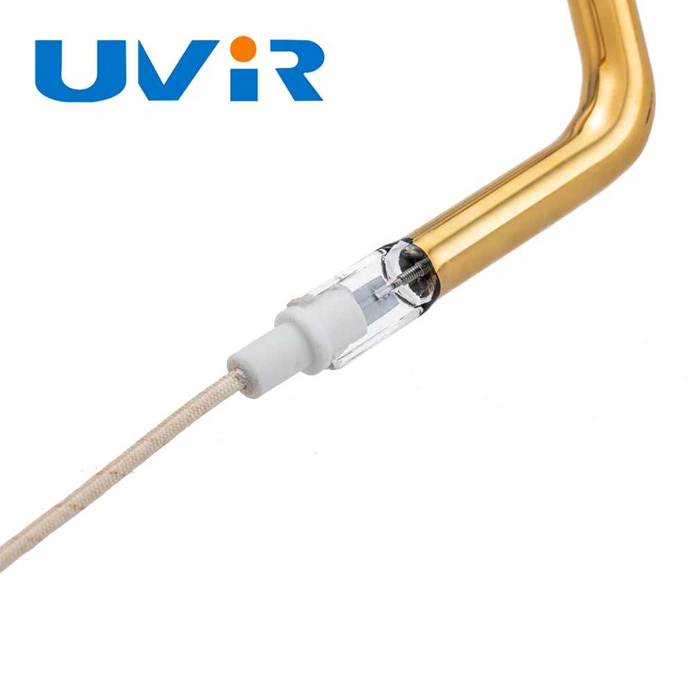 OEM 230V 1050W gold reflector halogen infrared heating lamp heater element