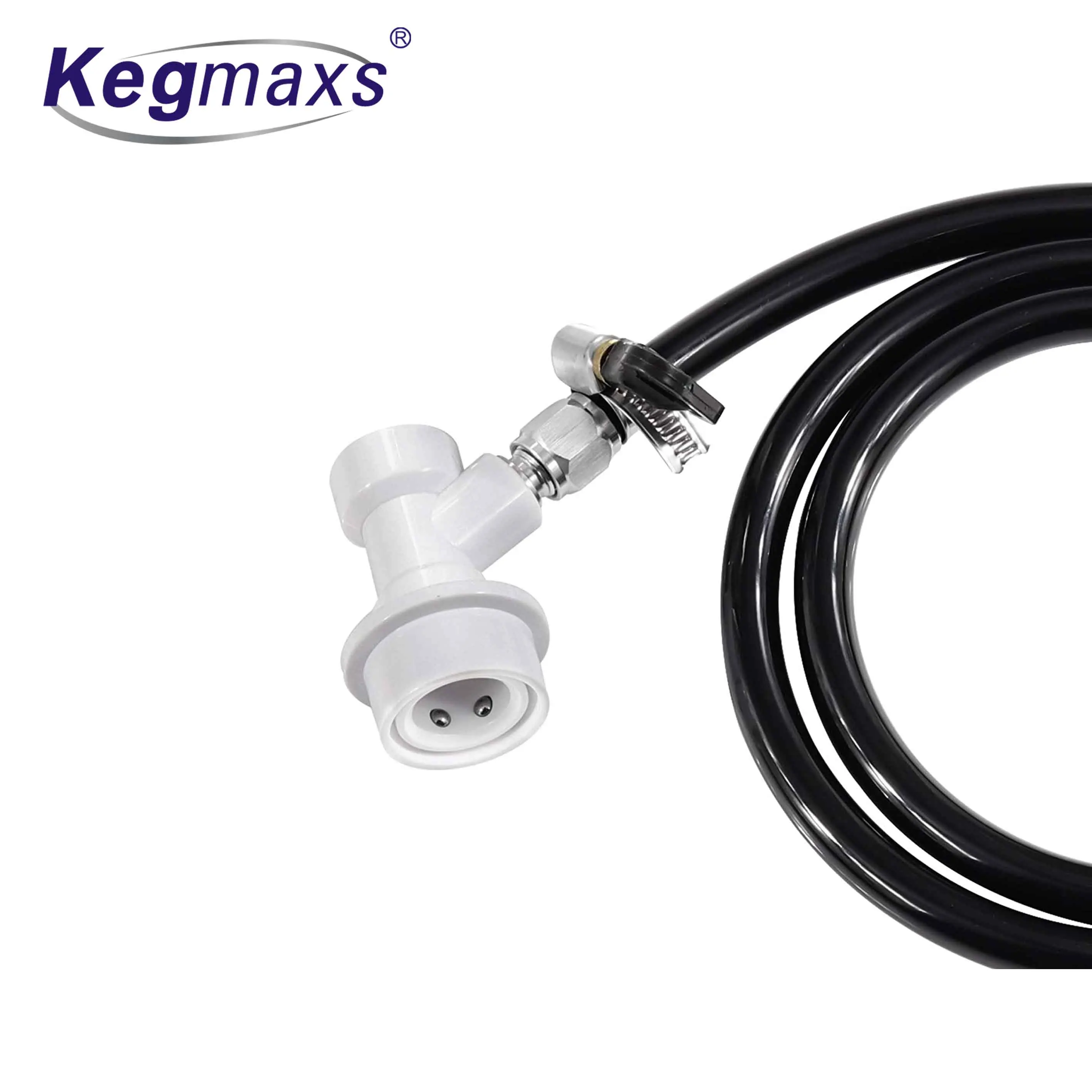 Kegmaxs Homebrew Hose Swivel Nut Barb, 1/4' Barb & 5/16' Barb, Stainless Steel MFL Quick Disconnects Fittings for Brewing