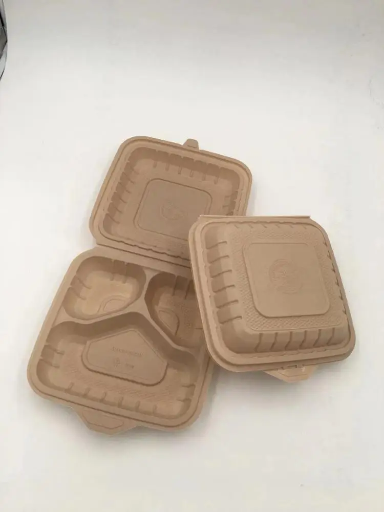 Экологически чистый пищевой контейнер из кукурузного крахмала и линия по производству коробок