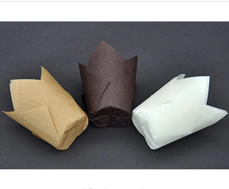 150 pieces Baking Cups Holders Muffin Baking Cups Set for Wedding, Birthday Christmas Baby Shower Tulip Cupcake Liners