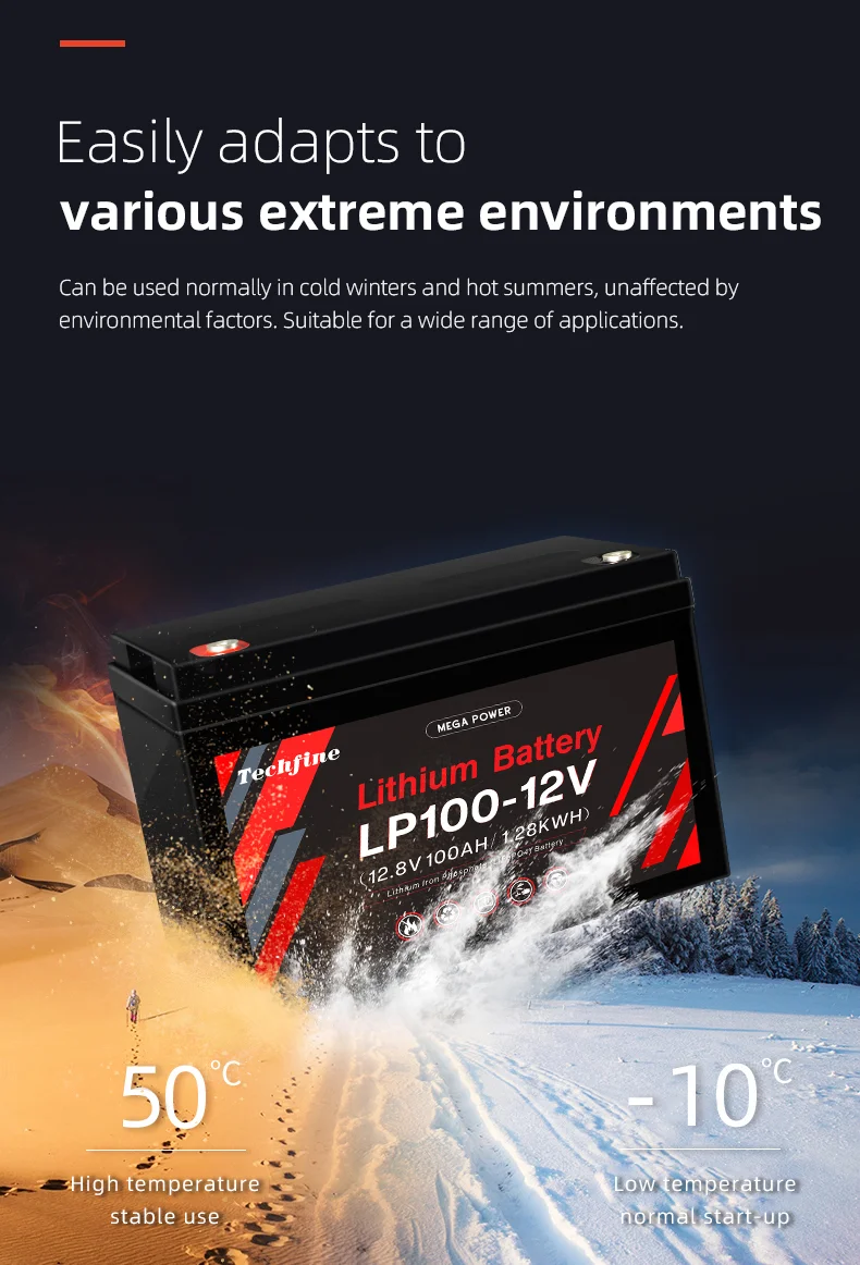 Deep Cycles LiFePo4 Battery 12v 50AH 100Ah 200Ah 300ah IP65 Waterproof multi-protection Solar Home Energy Storage Battery Pack