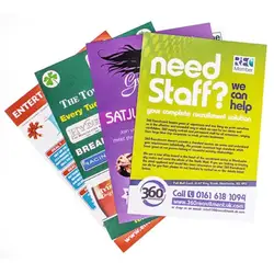 Full Color Custom Size Magazine/Flyer/Leaflet/Booklet/Postcards Printing Service Thickness optional folded brochure for business