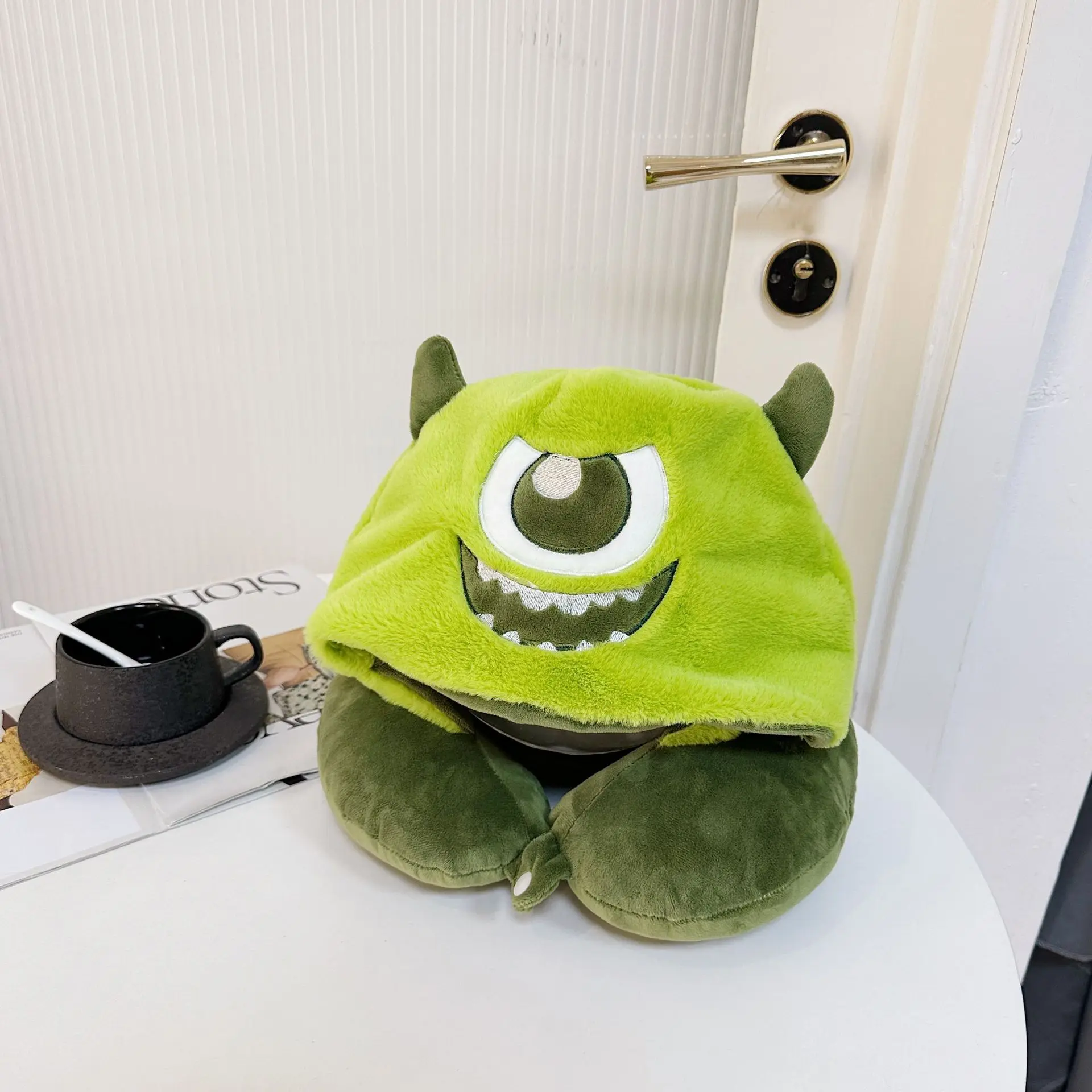 Stock Lilo & Stitch Stuffed U-Shaped Pillow Dolls Pink Blue Stitch Angel Plush Toys Pendant Hot Models Cute Kids Christmas Toy