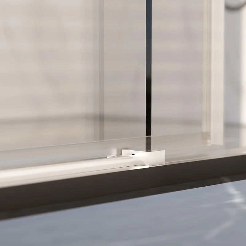 Customized Bathroom 10mm Frameless Shower Door Tempered Glass Shower Cabin With Sliding Door