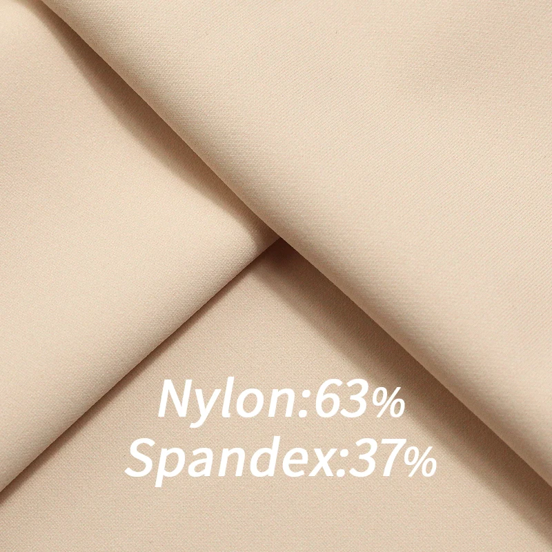 A3491 Heavyweight 310g nylon and elastane cycling panties sun-protective spandex fabric for gym clothing