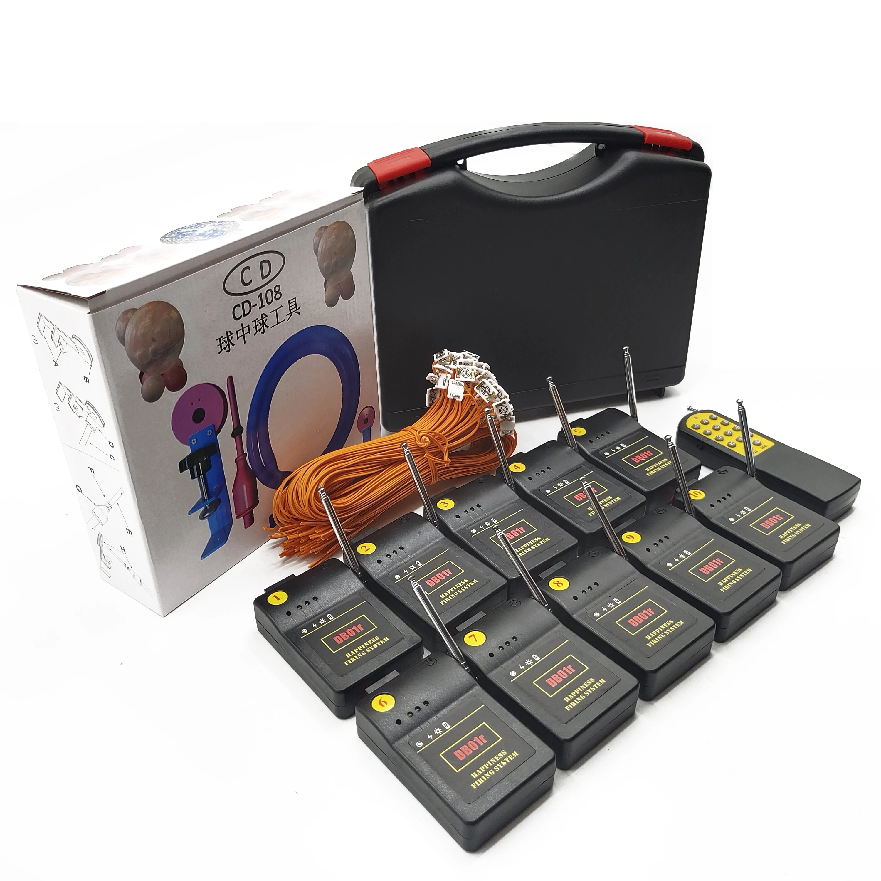 DBR06-X1-10+20PCS CI9 +Balloon Stuffing Tool Remote Control Balloon detonation System