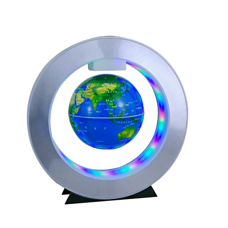 
O-shaped maglev globe glowing office decoration creative home creative maglev gift 