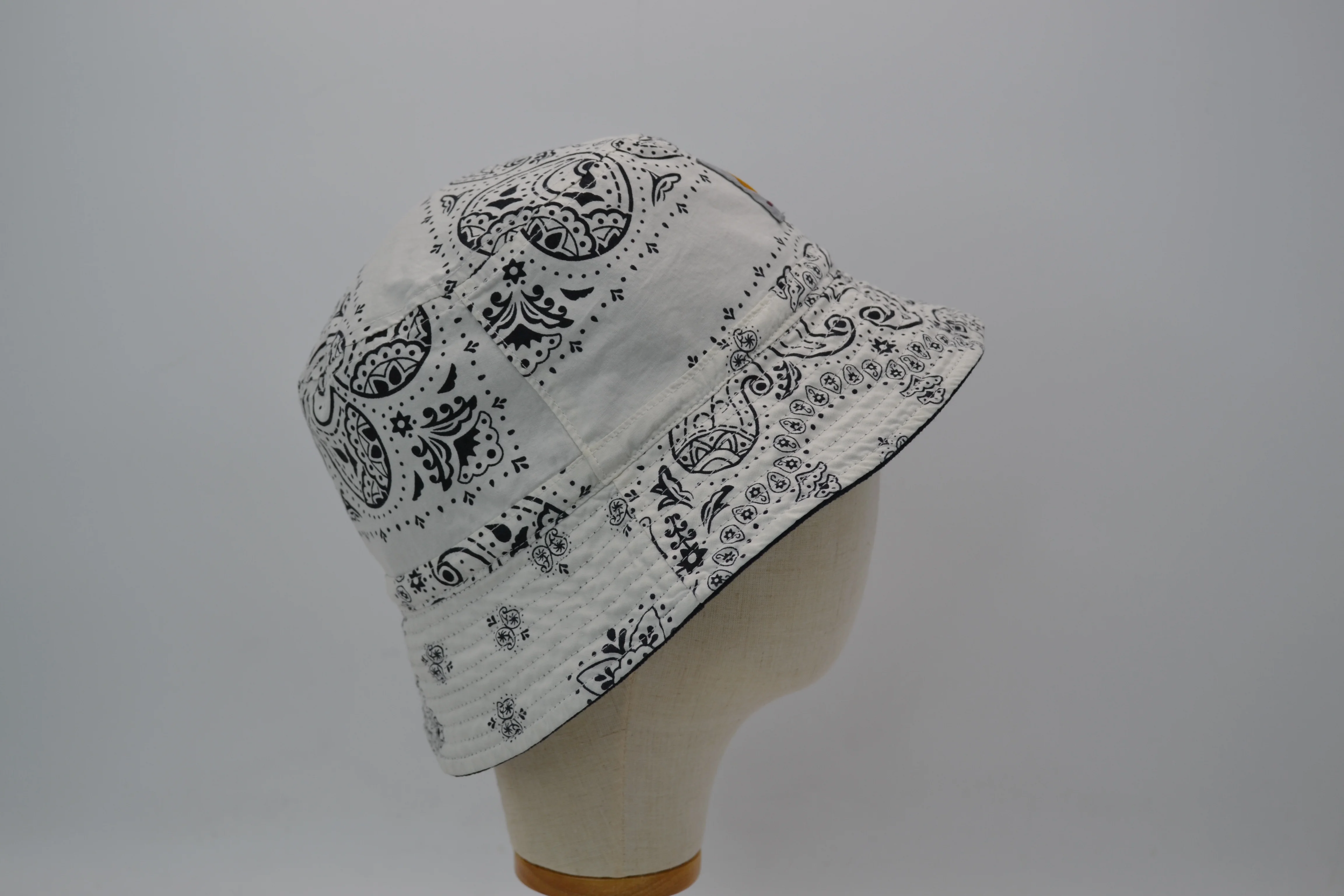 Hot Selling Women Sublimation print Fisherman Hats Hawaii Summer Personality Bucket Hat Custom Logo Ethnic Style Bucket Hat