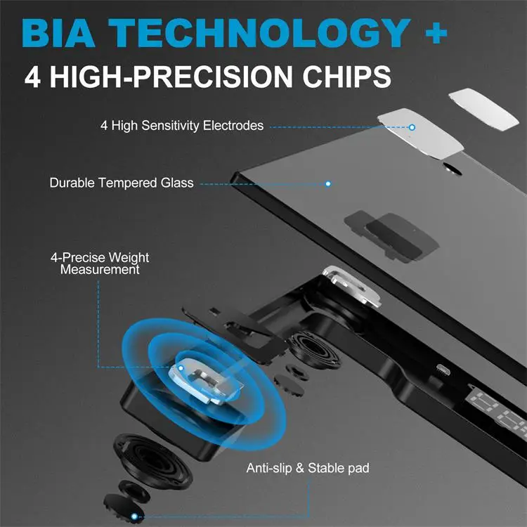 YOUNGDO electric smart body weight scale bmi wireless body scales with body analysis