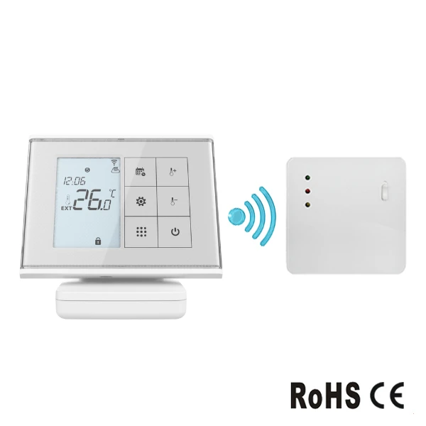 HY010RF Lcd Screen Programmable Thermostat Underfloor Heating Warm Floor Temperature Controller Smart Life App Remote Control
