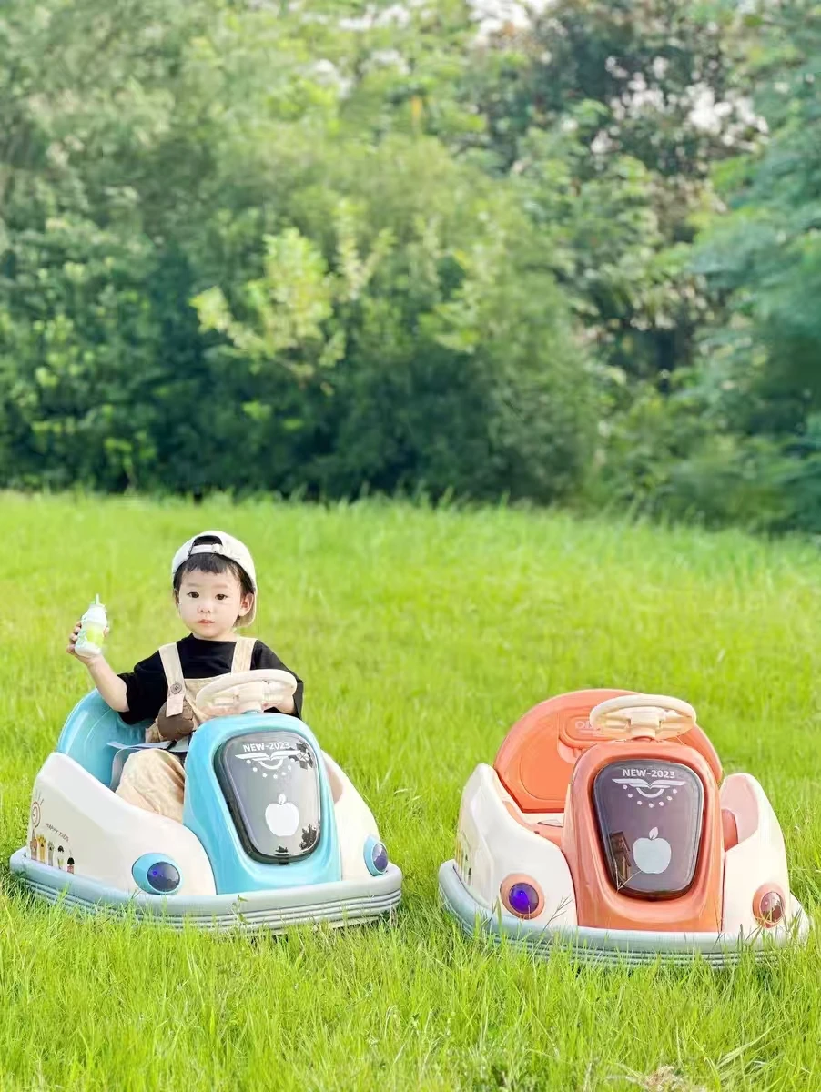 Mini tractor children building mini construction theme amusement equipment tractor go-kart bumper car