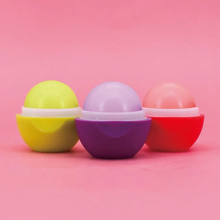 High Quality  Open heart Shape Lovely color lip balm multicolor  lip balm chapstick