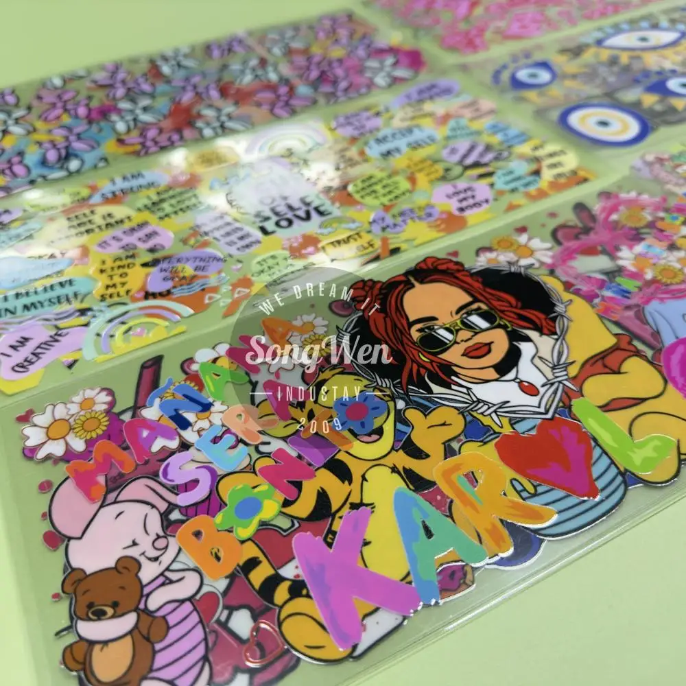 Wholesale uv dtf cup wrap transfers 16oz Princess Transfer Paperhello kitty uv dtf cup wrap transfers Uv Dtf Sticker For Cups