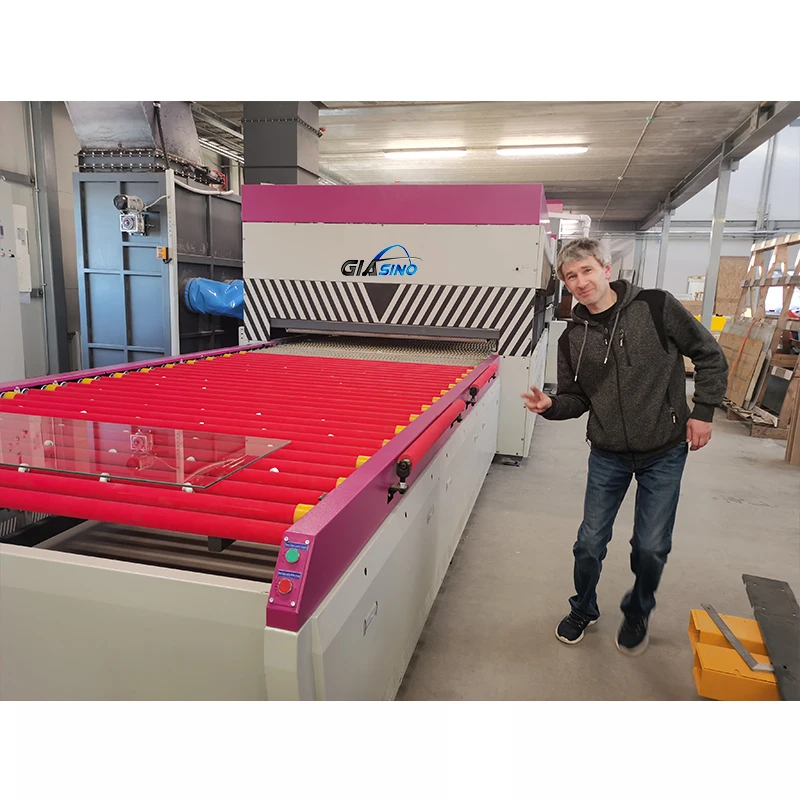 Jumbo Size Glass Tempering Furnace 3360 Glass Tempering Oven Tempered Glass Making Machine with 5m Soft Shaft Bending