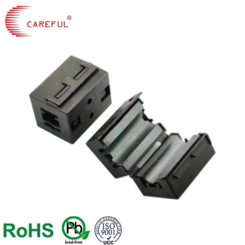 SCR90A Hot sale 20pcs free samples snap Careful direct sale SCRC type cable ferrite split core EMI soft clamp core