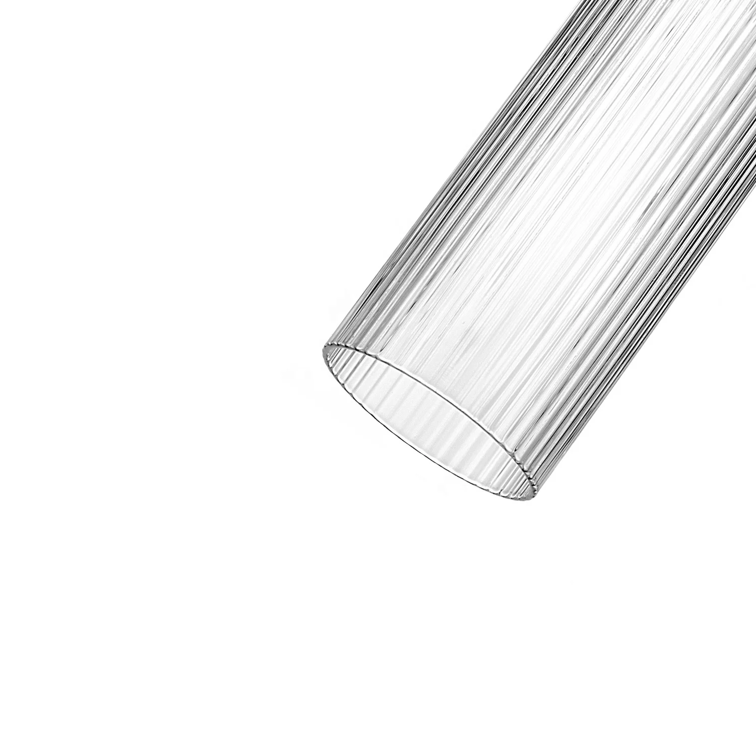 Customized Quality wine glass set luxury Champagne Flute Glass Stripe ripple white wine glass