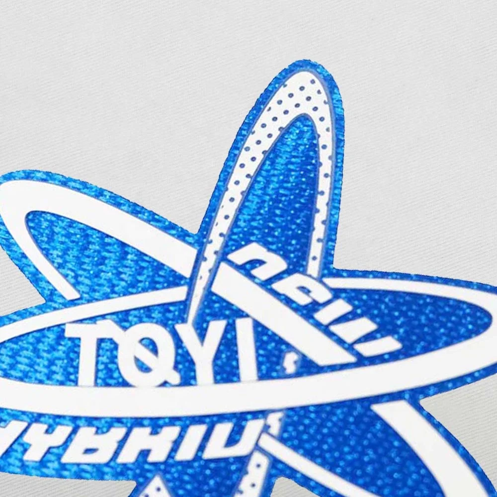 Customized 3D Silicone with Fabric Multi-Color Heat Transfer Labels for Garments Bags Shoes Hats Rubber Patches for Clothing